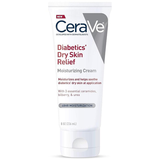 CeraVe Diabetics Dry Skin Relief Moisturizing Cream 8 Oz