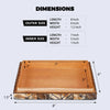 Decorative Box Kept Paradox Collection Horn Inlay available in 7 sizes