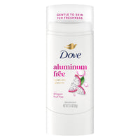 Dove Deodorant Stick Dragon Fruit Fizz for 72 Hour Odor Protection Aluminum Free 2.4 oz