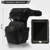 Drop Leg Bag for Men Thigh Pack Pouch