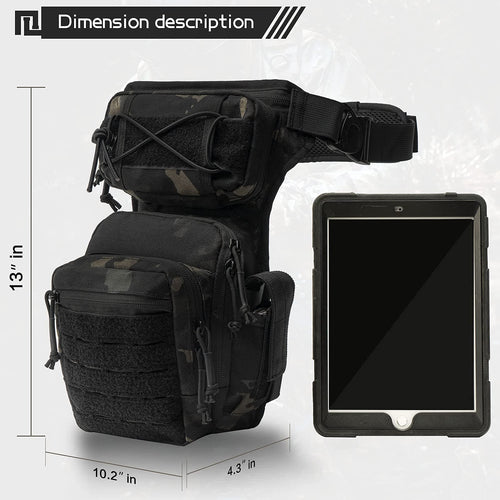Drop Leg Bag for Men Thigh Pack Pouch