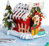 Christmas Dog House Pop Up Card