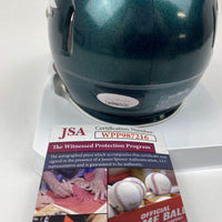 Autographed/Signed Darius Slay Jr. Philadelphia Eagles Mini Football Helmet JSA COA
