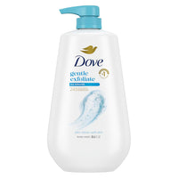 Dove Body Wash with Pump Gentle Exfoliate with Sea Minerals For 24hr Lotion-Soft Skin Moisturizing Skin Cleanser with No Sulfates No Parabens 30.6 oz