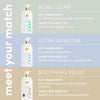 Dove Serum Body Wash Acne Clear for troubled skin with Salicylic Acid 18.5 Fl Oz