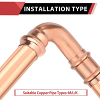 3/4" Press Copper Street Elbow (Lead Free) Plumbingsell