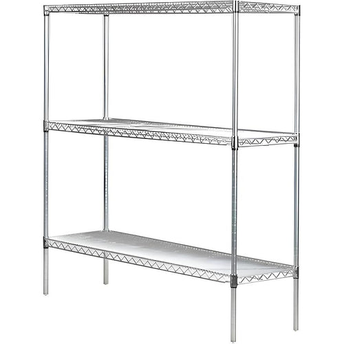 WIRE SHELF 30"x36" STAINLESS 2 CT DS