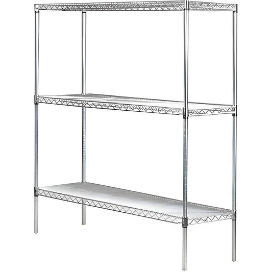 WIRE SHELF 30"x36" STAINLESS 2 CT DS