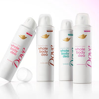 Dove Whole Body Deo Alcohol Free Deodorant Spray for Women Gardenia Breeze 4 oz