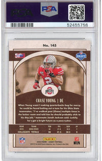 Graded 2020 Panini Legacy Chase Young #145 Rookie RC Football Card PSA 10 Gem Mint