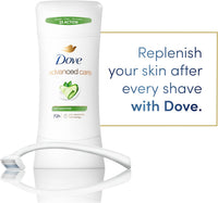 Dove Advanced Care Anti Deo Stick Cool Essentials Twin Pack for helping your skin barrier repair after shaving 72 h odor control and all-day sweat protection with Pro Ceramide Technology 2.6 oz