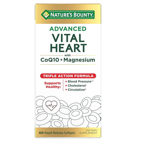 Nature's Bounty Advanced Vital Heart -- 60 Rapid Release Softgels