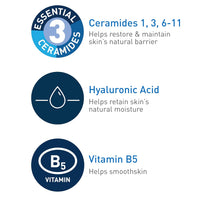 2 Pack Cerave Hyaluronic Acid Serum for Face with Vitamin B5 and Ceramides, Hydrating Face Serum