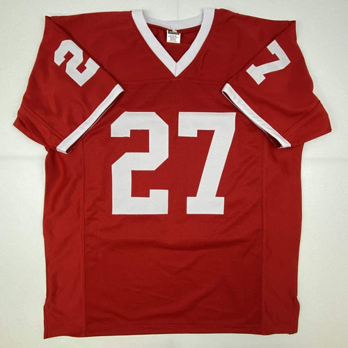Autographed/Signed Ray Rice Rutgers Red College Football Jersey Steiner Sports COA