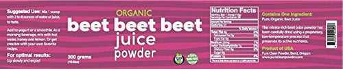 Beet Beet Beet- Organic Beet Juice Powder, 300 grams