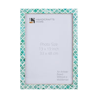 Moroccan Poster Frames Bone Inlay, Green, 5 Sizes