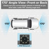 Master Tailgaters 10.5" Rear View Mirror with 4.3" LCD Screen + Wireless Transmitter & 170° LED Backup Camera | Universal Rearview | Auto Adjusting Brightness LCD | Anti Glare | Full Replacement