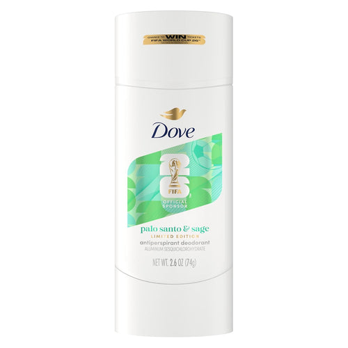 Dove Solid Stick Palo Santo & Sage for 72-Hour Sweat and Odor Protection Alcohol Free 2.6 oz