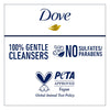 Dove Plant Milk Cleansing Body Wash Oat Milk & Berry Brulee for Moisturized Skin Gentle Cleanser, No Sulfate or Parabens, pH balanced 17.5 fl oz