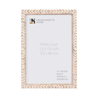 Poster Frames Taj Pattern Bone, Resin Inlay, Brown, 6 Sizes