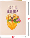 Happy Mother's Day Dog Pop Up Card - 5" x 7"