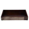 bathroom tray parlour adder brown 10x6 inch