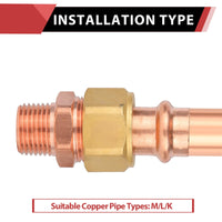 3/4" Press Copper Union x Male (Lead Free)