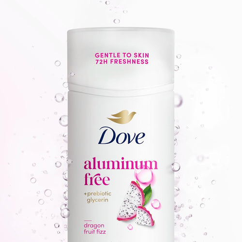 Dove Deodorant Stick Dragon Fruit Fizz for 72 Hour Odor Protection Aluminum Free 2.4 oz