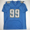 Autographed/Signed Joey Bosa Los Angeles LA Powder Blue Football Jersey JSA COA