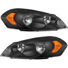 Autosaver88 Headlight Assembly Compatible With 20062013 Chevy Impala 06 07 Monte Carlo Replacement Headlamp Black Housing Amber Reflector Clear Lens A Oe