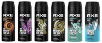 12 Pack AXE Body Spray Deodorant 150ml