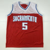 Autographed/Signed De'Aaron Fox Sacramento Red City Edition Basketball Jersey Beckett BAS COA