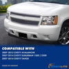 Amerilite For Chevy 0713 Tahoesuburbanavalanche Factory Style Replacement Headlights Pair Driver And Passenger Side Chrome Housing