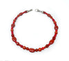 Designer Carolyn Pollack Relios Carnelian Red Jasper Sterling Silver Necklace