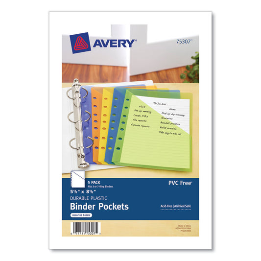 Avery® Mini Size Binder Pockets