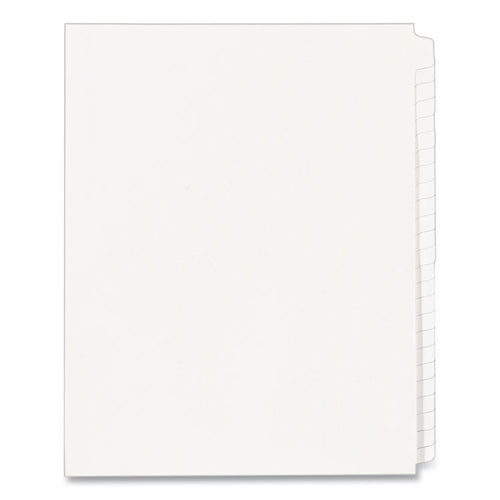 Avery® Blank Tab Legal Exhibit Index Dividers with White Tabs