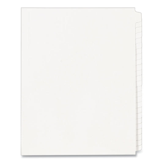 Avery® Blank Tab Legal Exhibit Index Dividers with White Tabs