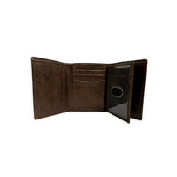 George Men's Crunch TriFold with Flip ID Wallet EasyOptionXY LLC