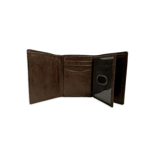 George Men's Crunch TriFold with Flip ID Wallet EasyOptionXY LLC