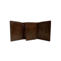 George Men's Crunch TriFold with Flip ID Wallet EasyOptionXY LLC