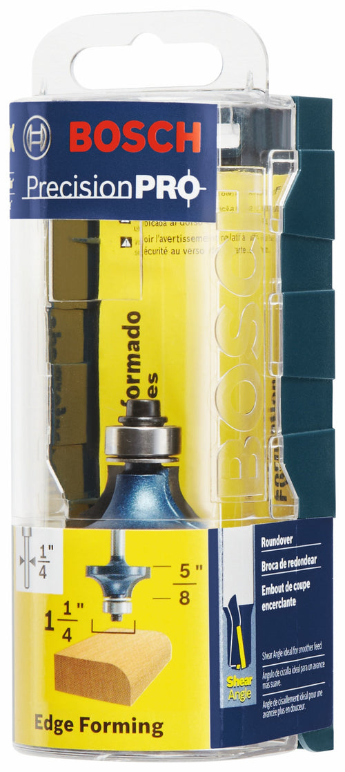 BOSCH 85296MC 3/8 In. x 5/8 In. Carbide-Tipped Roundover Router Bit