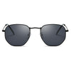 Classic Retro Luxury Reflective Sunglasses For Man And Woman Hexagon Sunglasses With Metal Luxury High Quality Frame Eyewear Sunglasses with UV400 Protection