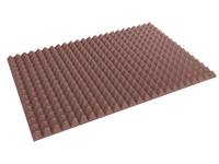 3 Inch Acoustic Foam Pyramid Style Panels - 13 Color Options