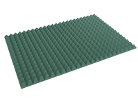 3 Inch Acoustic Foam Pyramid Style Panels - 13 Color Options