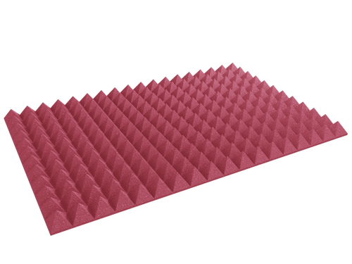 4 Inch Acoustic Foam Pyramid Style Panels - 13 Color Options