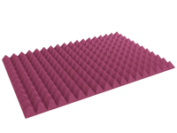 4 Inch Acoustic Foam Pyramid Style Panels - 13 Color Options