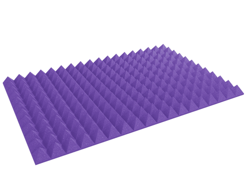 4 Inch Acoustic Foam Pyramid Style Panels - 13 Color Options