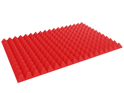 4 Inch Acoustic Foam Pyramid Style Panels - 13 Color Options