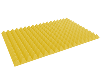 4 Inch Acoustic Foam Pyramid Style Panels - 13 Color Options