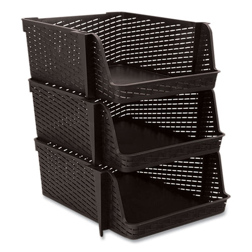 Advantus Nest and Stack Open Lid Storage Bin